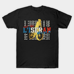 Col De L'Iseran Cycling Bike Souvenir T-Shirt